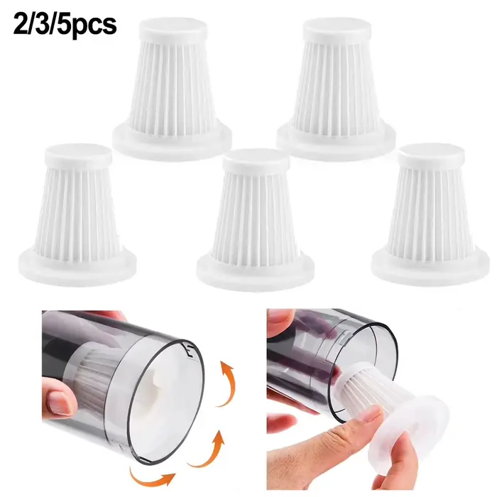 2/3/5/10/20 pièces aspirateur de voiture réutilisable remplacer les accessoires filtres lavables
