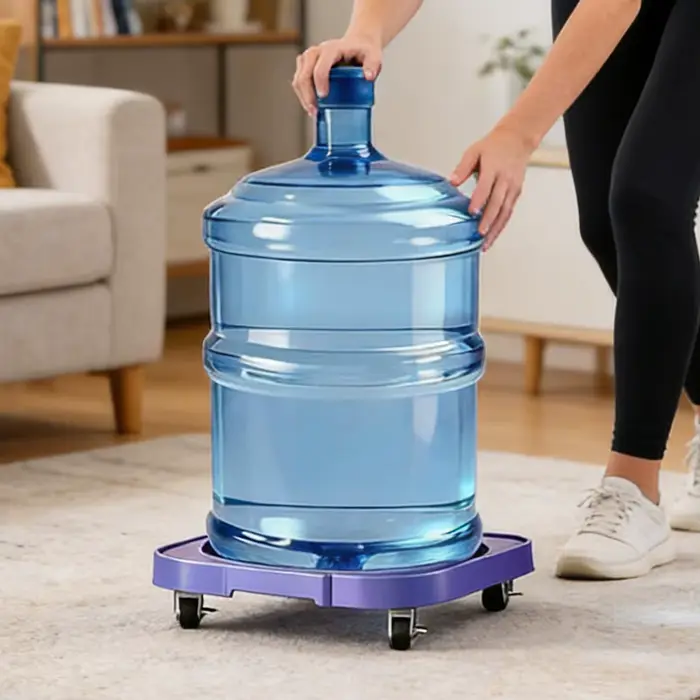Chariot à seau avec roulettes pivotantes à 360 degrés et système de freinage