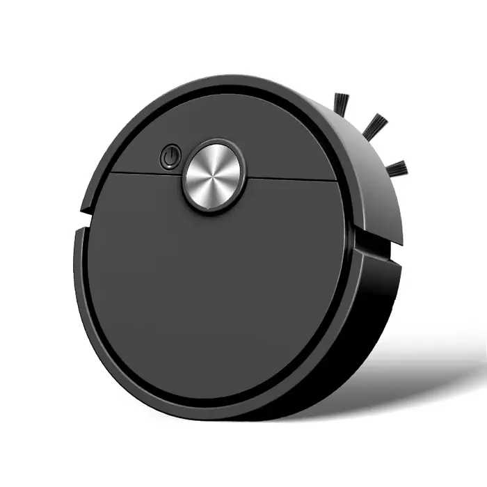 Robot aspirateur et serpillière 3-en-1 rechargeable, machine de nettoyage compacte à forte aspiratio