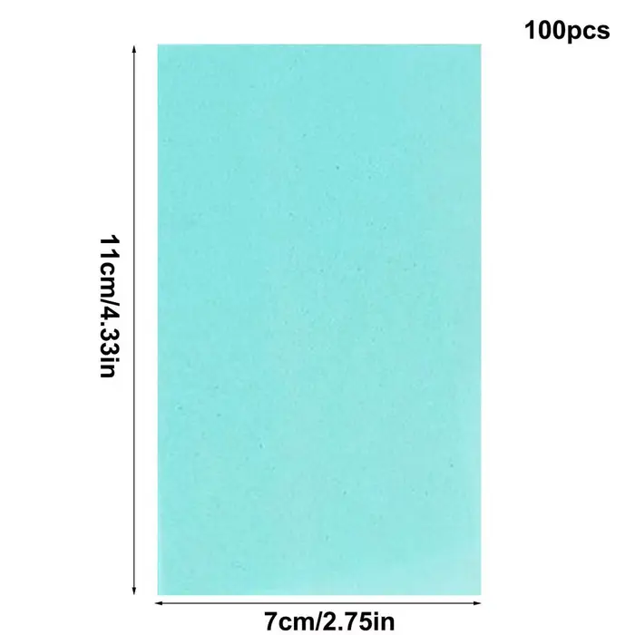 100 Feuilles de Nettoyage de Sol Solubles dans l'Eau 11x7cm Multi-usages pour Nettoyer les Carreaux,