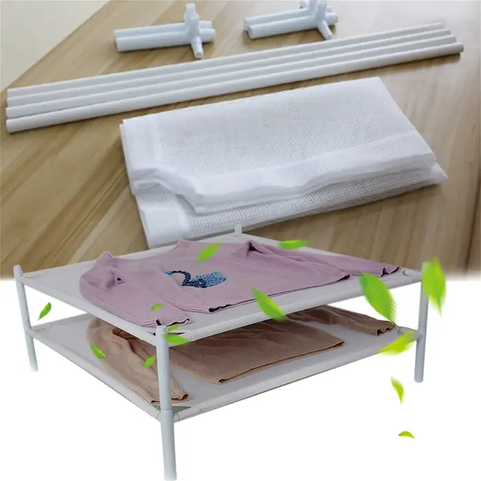 Séchoir à linge plat, stable et empilable