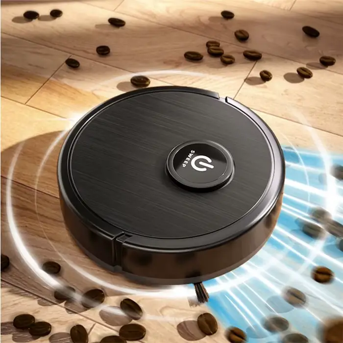 A98I-Smart Robot aspirateur 3 en 1 vadrouille Charge automatique forte aspiration 6000Pa pour poils d'animaux sol dur
