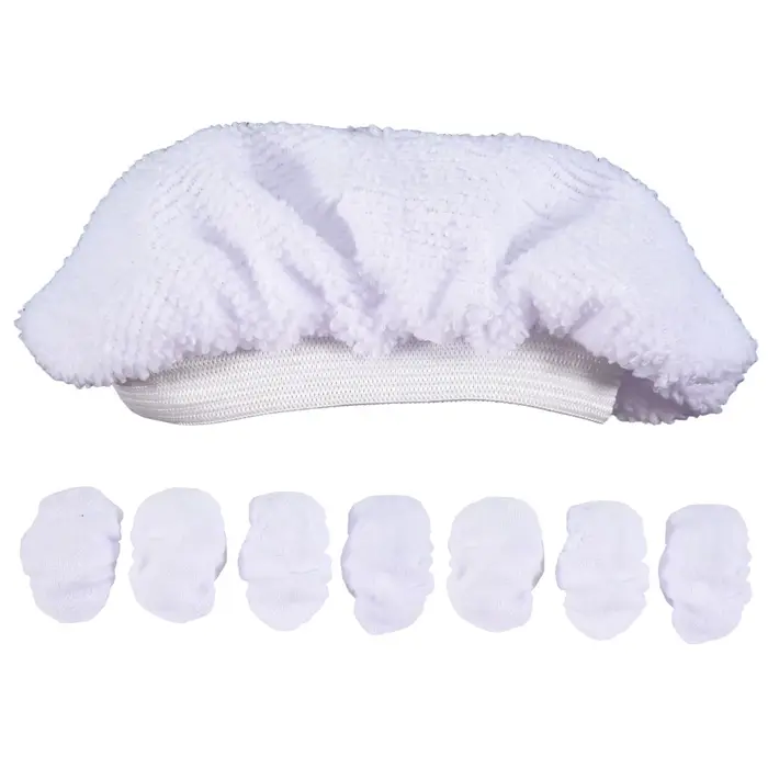 Lot de 8 tampons pour nettoyeur vapeur portatif