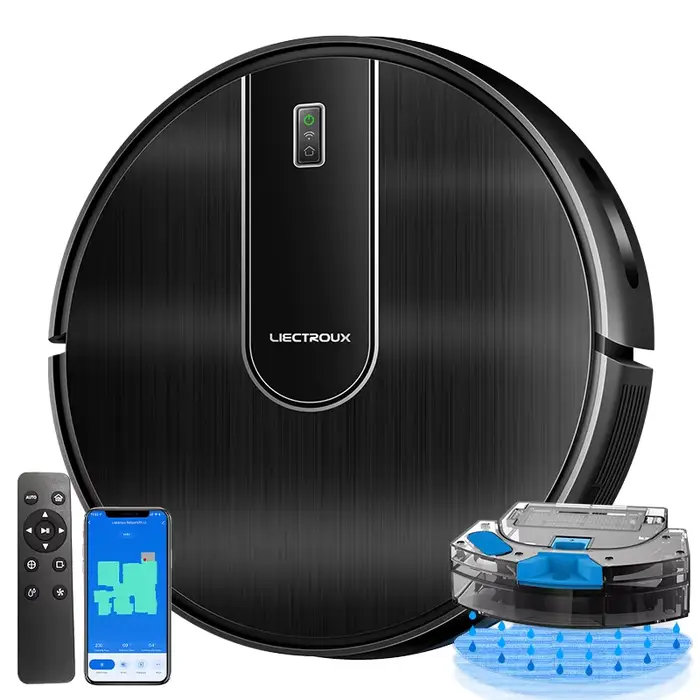 Aspirateur Robot LIECTROUX N7S-U, balayage à sec et humide, cartographie intelligente, application W