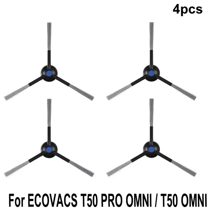 ECOVACS T50 PRO OMNI / T50 OMNI, accessoires, brosses latérales principales, tissus de vadrouille, f