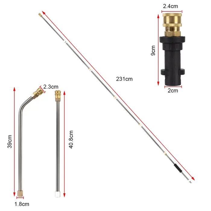 Buse de pistolet à haute pression pour nettoyeur de toit Karcher K2-K7