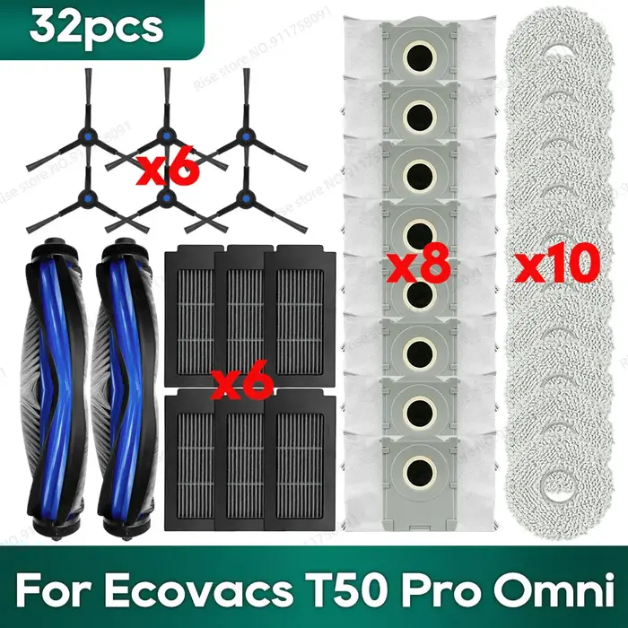 Compatible avec Ecovacs T50 Pro Omni / T50 PRO Omni Gen2