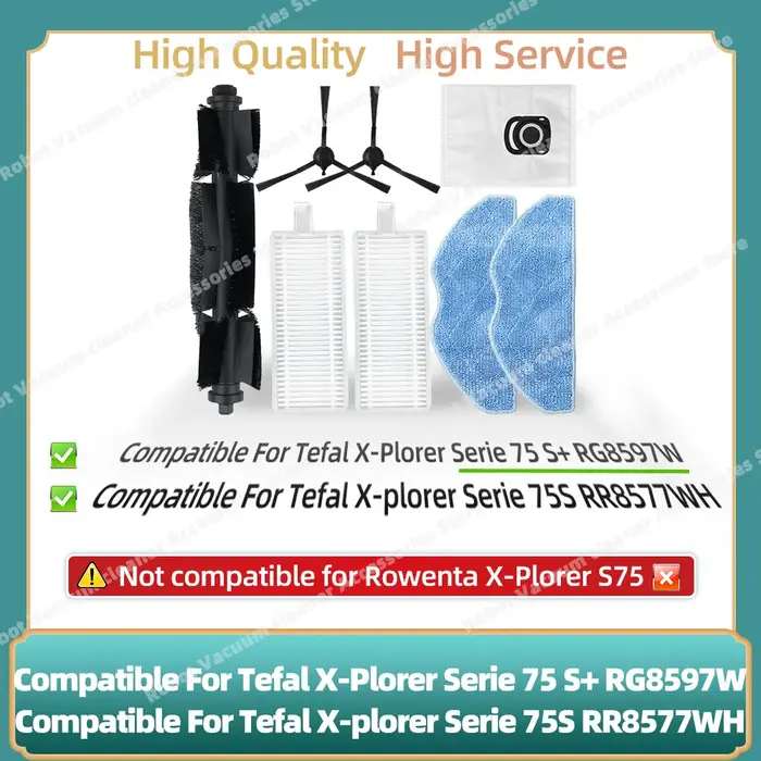 Pièces pour Tefal Rowenta x-plorer série 75S RR8577WH