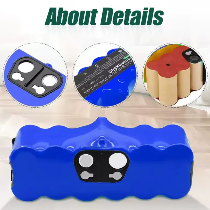 Batterie pour robot aspirateur IRobot Roomba 520 521 530 531 555 605 616 620/631 650 675 676 760 780 790Roomba 865 870 880 886