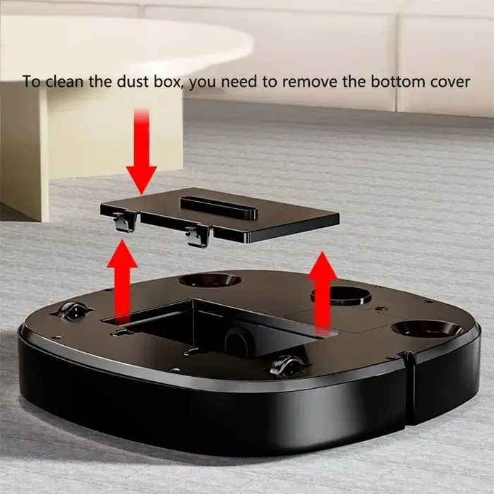 Nouvel aspirateur robot 3-en-1 avec chargement USB, robot de nettoyage domestique entièrement automatique, intégrant balayage, aspiration, nettoyage et stérilisation.