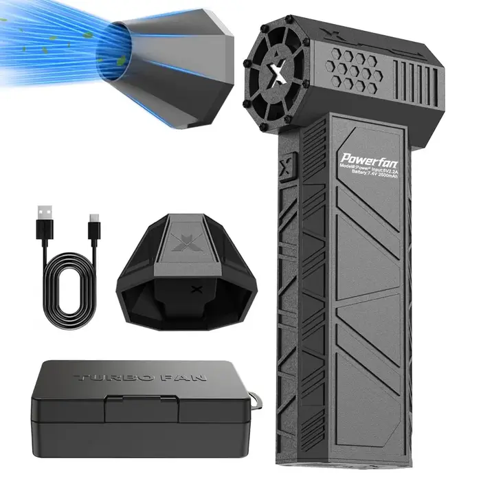 Souffleur Air Puissant Portable 130000RPM 52m/s Moteur Brushless Batterie Rechargeable