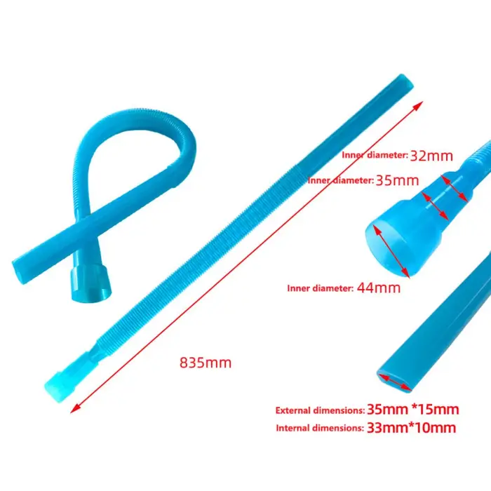 Tube d'extension universel pour aspirateur, accessoires pour aspirateur, tube plat long, attache de