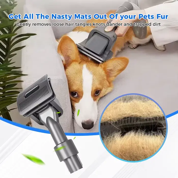Brosse à poils pour animaux de compagnie pour aspirateur Dyson V7 V8 V10 V11 V12 V15