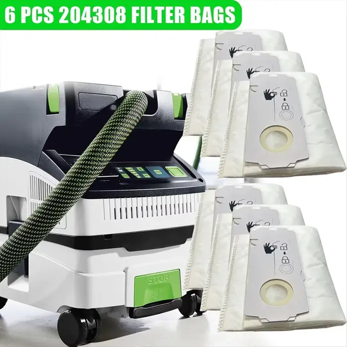 Sac à poussière pour FeStool A61I 204308 CT Mini/Midi -2/5 filtre 204308 CT 15 accessoire d'aspirateur sac de nettoyage