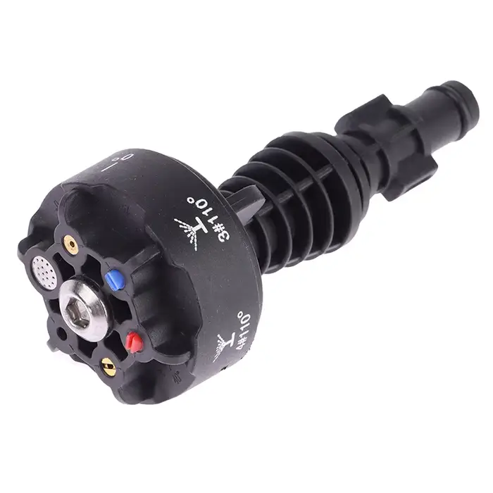 1 pièce Buse de nettoyage haute pression multifonction 6-en-1 pour lavage de voiture