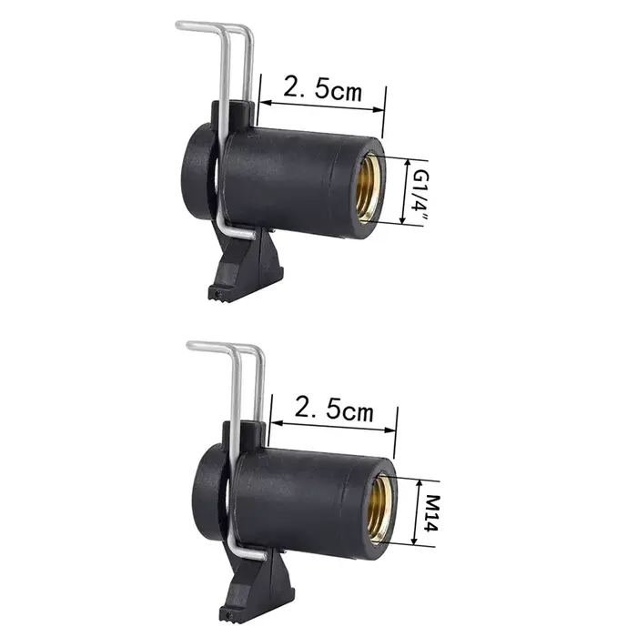 Adaptateur de raccord de tuyau de nettoyeur haute pression G1/4 M14 pour Karcher Bosche AR Black Decker Nilfisk STIHL