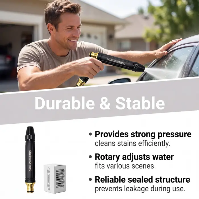 Pistolet à eau haute pression pour lavage de voiture