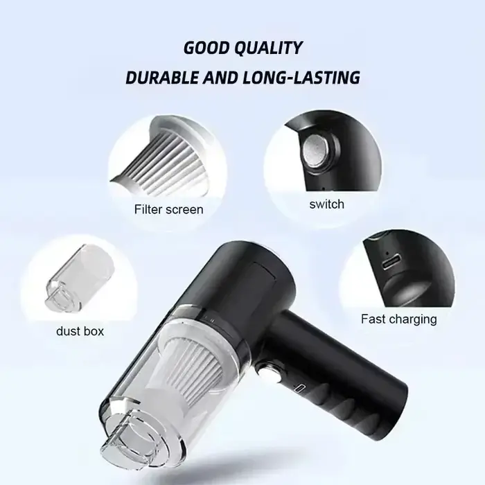 Xiaomi aspirateur de voiture 2900000 PA puissant 4 en 1 Machine propre sans fil soufflage aspiration Portable
