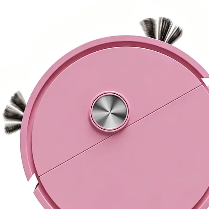 Robot aspirateur compact 3 en 1 pour voiture, machine de nettoyage intelligente légère, évitement automatique des obstacles pour poils d'animaux, sols durs et tapis
