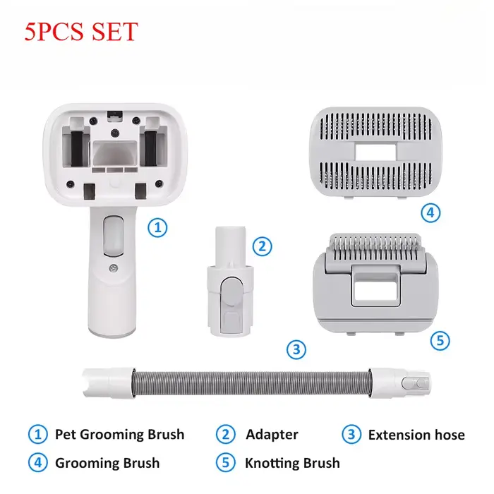 Brosse à cheveux pour chien, fixation sous vide pour Dyson V6 V7 V8 V10 V11 V12 V15, tuyau étendu, o