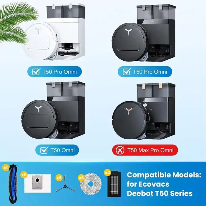 Accessoires pour ECOVACS T50 PRO OMNI / T50