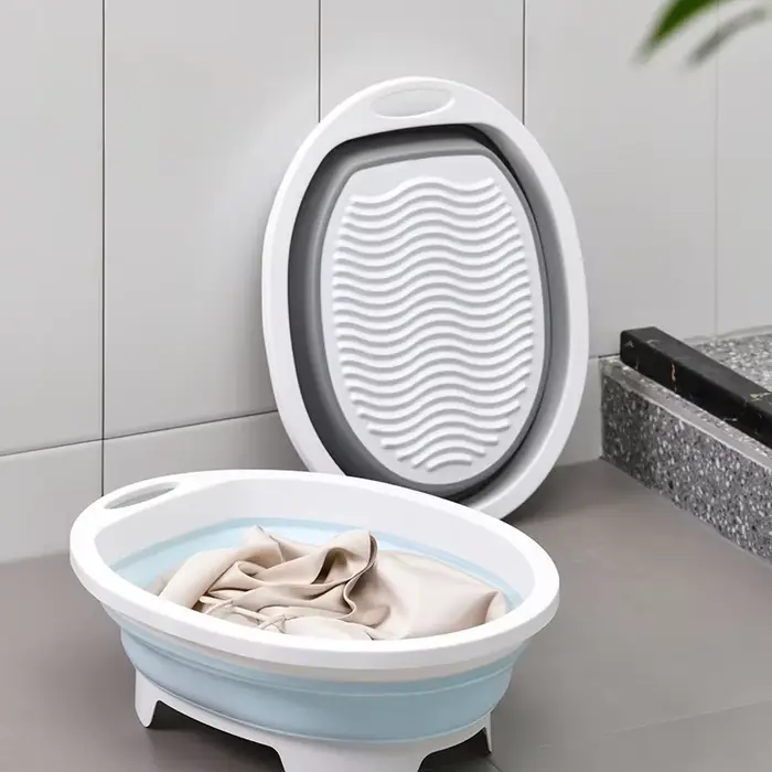 Seau de lavage pliable
