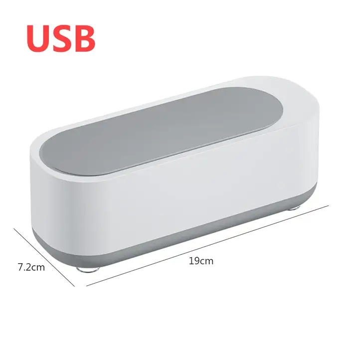 Machine de nettoyage à ultrasons, Rechargeable par USB, haute fréquence, nettoyeur de vibrations, bi