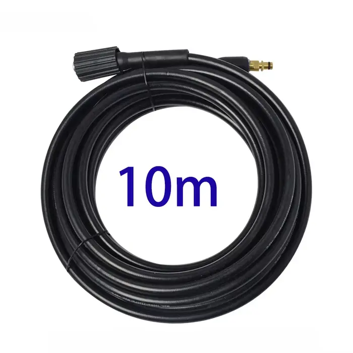 Tuyau de lavage à haute pression 6 ~ 10m, cordon de tuyau de nettoyage d'eau pour évier de nettoyeur