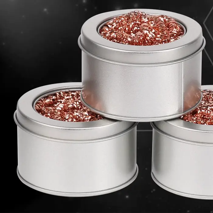 Balle de nettoyage en fil de laiton pour pointes de soudure en acier inoxydable
