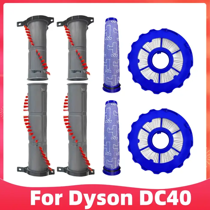Compatible pour Dyson DC40 Multi Sol Animal Aspirateur DY-924405-01 DY-923587-02 DY-922676-01 Rouleau Brosse Hepa Filtre