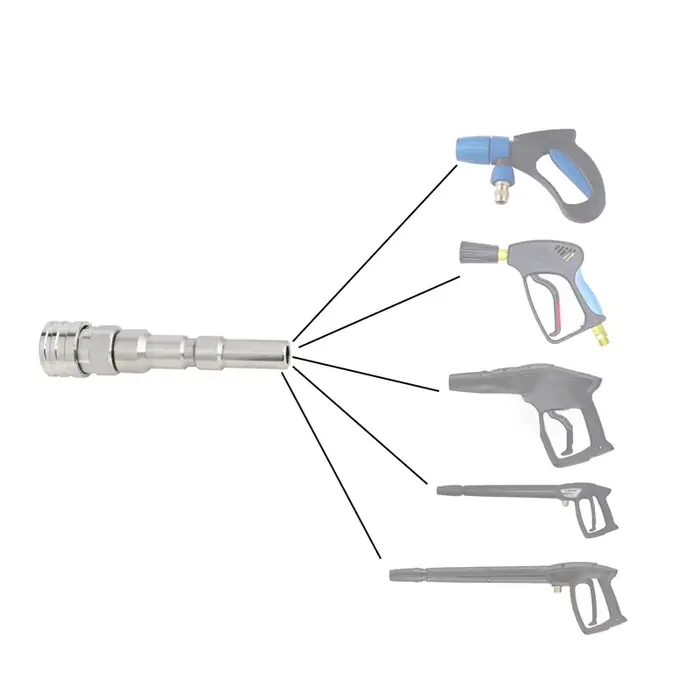 Adaptateur de nettoyeur haute pression 1/4 pouces