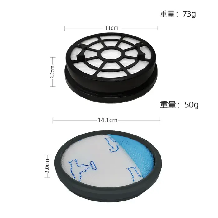 Accessoires de filtre adaptés à Rowenta RO2910EA RO2913EA RO2915EA RO2932EA RO2933EA RO2957EA RO2981EA