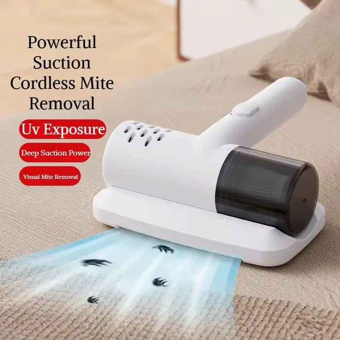Aspirateur à main sans fil, chargement USB, aspiration puissante, dissolvant d'acariens Portable pou