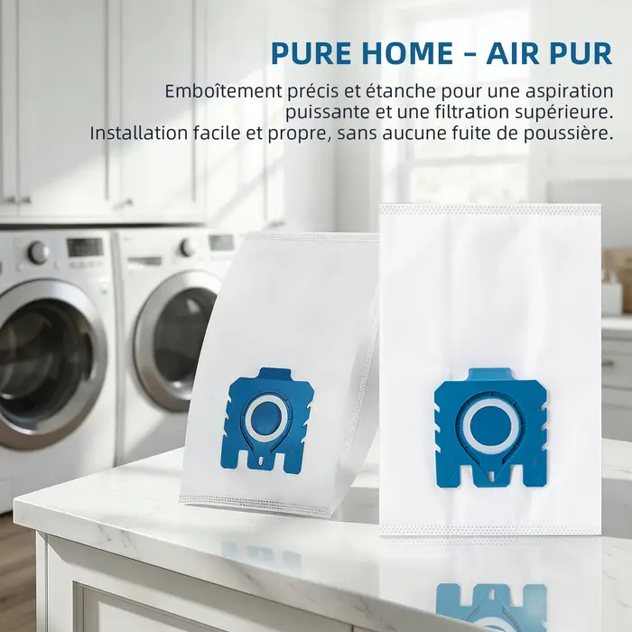 Sacs à poussière GN de remplacement compatibles avec les aspirateurs Miele Hoover GN