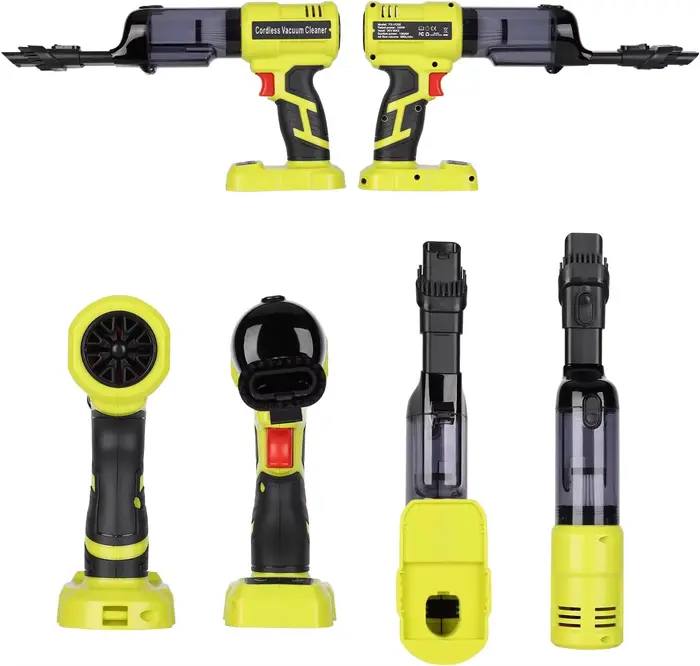 Aspirateur à main sans fil compatible avec les batteries Makita/Milwaukee/Dewalt/Bosch/Ryobi 18V