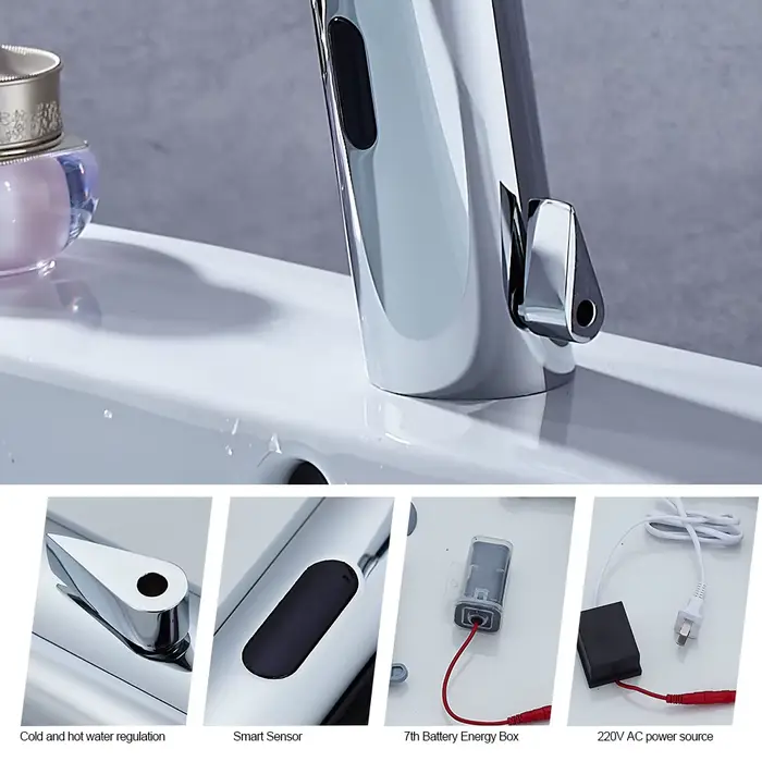 BAKALA nouveau centre commercial chaud et froid capteur automatique robinet main tactile