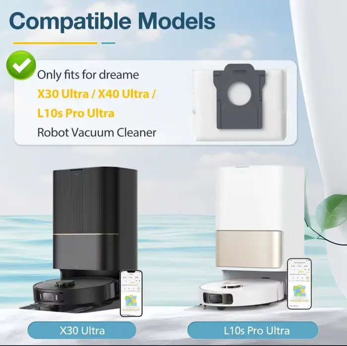 Dreame L10s Pro Ultra chaleur/X30 Ultra/X30 Pro/X40 Ultra/X40 Pro/ L40 ultra/X50
