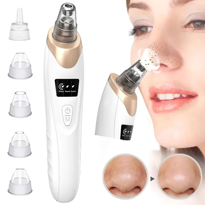 Aspirateur électrique pour points noirs, appareil de nettoyage profond des pores, outils de soin de la peau du visage.