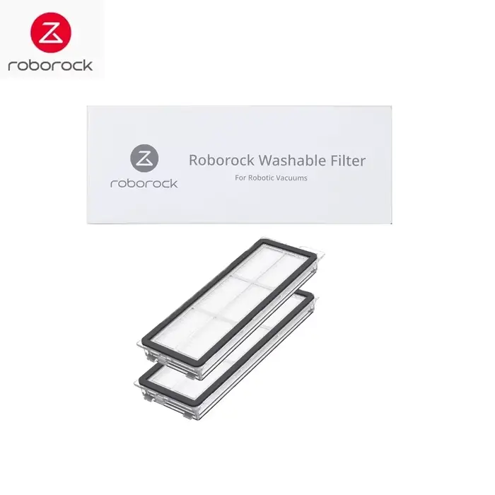 Filtres lavables d'origine Roborock Qrevo MaxV/Qrevo S/Qrevo Plus pour aspirateurs robots Qrevo Pro,