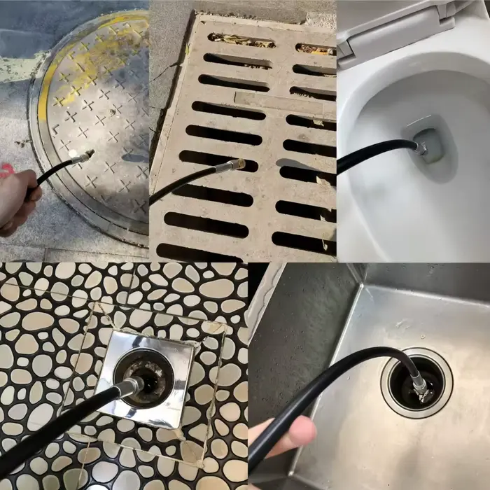 Nettoyeur de tuyau de nettoyage de drainage d'égout de 2 ~ 35m