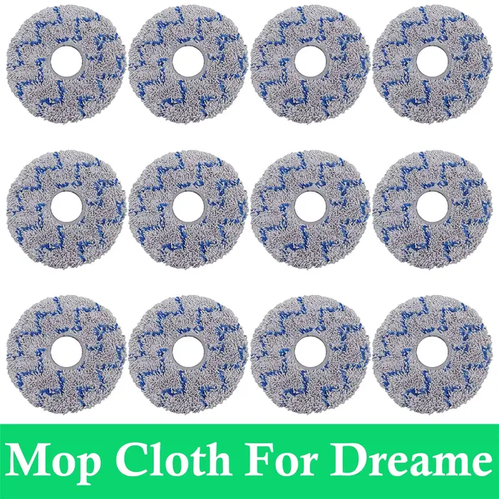 Chiffon de vadrouille Compatible pour aspirateur Dreame X10 + X20 L20 Ultra L30 Ultra X20 Pro L10s P
