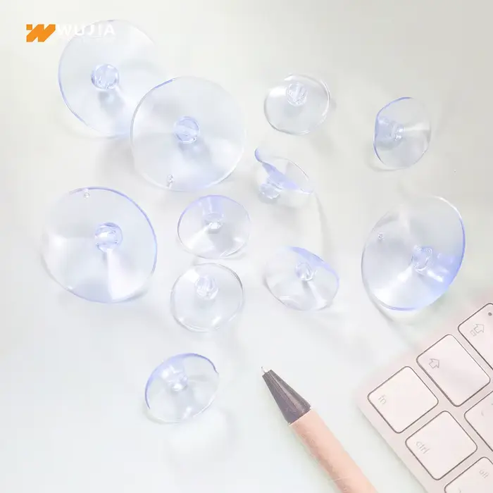 30/50/100 pièces ventouse transparente aspirateur puissant avec trous ventouses mur cuisine salle de bains mariage voiture verre décorer crochets 25-40mm