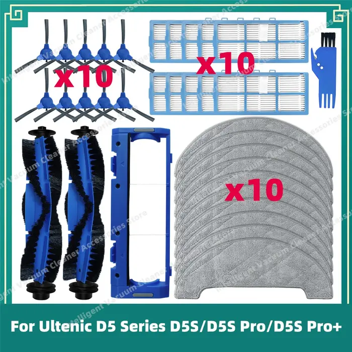 Compatible avec Ultenic série D5 D5S / D5S Pro / D5S Pro+ / Lenovo E1 : pièces d’aspirateur