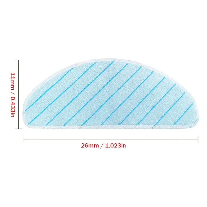 Tissu de vadrouille lavable pour aspirateur électrique Ecovacs Deebot Ozmo T9 AIVI T9 PRO T9 MAX T9,