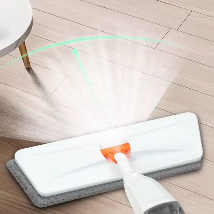 Balai serpillière à spray plat magique avec tampons en microcarence réutilisables