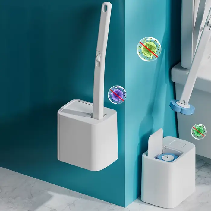 Brosse de Toilette Murale à Long Manche