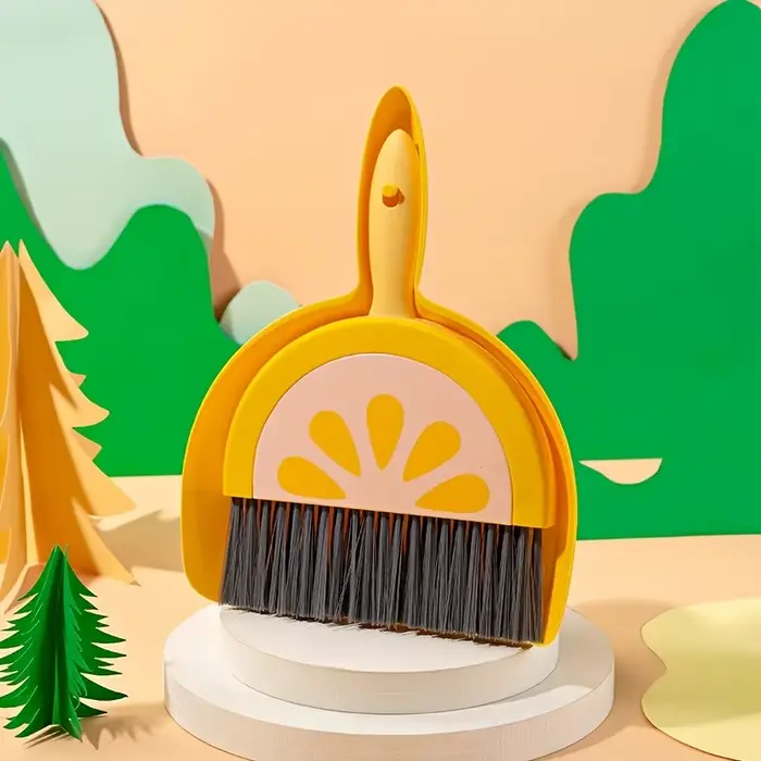 Ensemble balai et pelle miniatures portables pour la maison