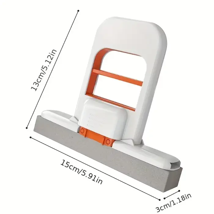Vadrouille sèche et humide pliable Portable avec 2 têtes amovibles