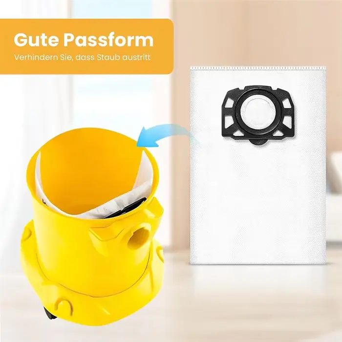 Sacs d'aspirateur filtre adapté pour Karcher KFI 357 KFI357 KA 40 sac de remplacement