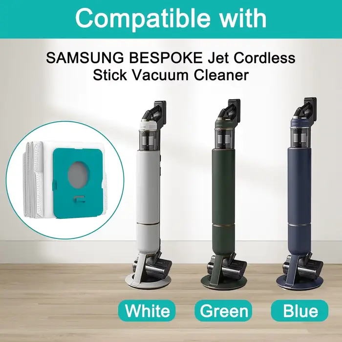 5x sacs à poussière pour aspirateur robot Samsung Bespoke VCA-ADB95 VS20A95923W